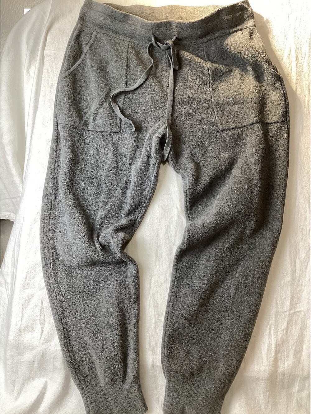 Barefoot Dreams EcoChic Jogger Pant Womens M Smokey Gray Cozy Lounge